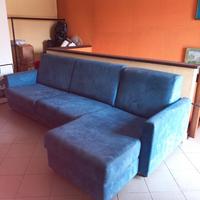 Divano con penisola contenitore dx o sx letto matr