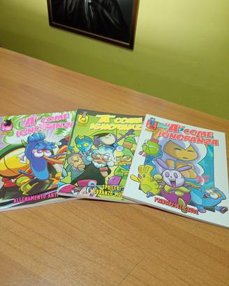 LOTTO DI 3 FUMETTI UMORISTICI "A COME IGNORANZA" 