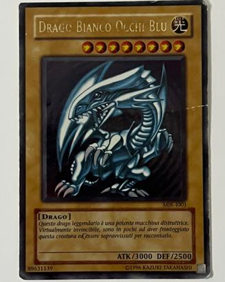 Carta Yu-gi-oh Drago Bianco Occhi Blu