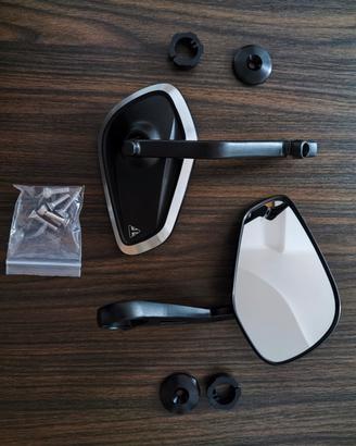 Specchietti bar end per moto Triumph in alluminio