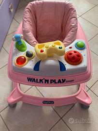 Girello Peg Perego Walk'n Play Jumper rosa