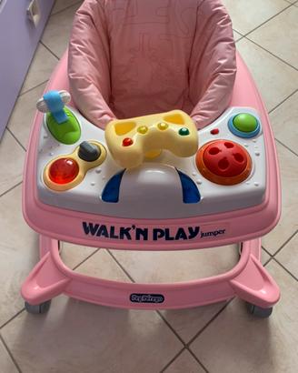 Girello Peg Perego Walk'n Play Jumper rosa