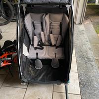 Trailer/carrello porta bimbi da bici