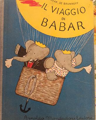 Babar Il viaggio 1951 Prima Edizione Italiana
