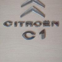Logo+Scritta portellone posteriore Citroen C1