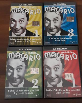 4 DVD il teatro di Macario