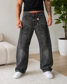 Jeans Parasuco Denim Cult Y2K uomo loose tribal M