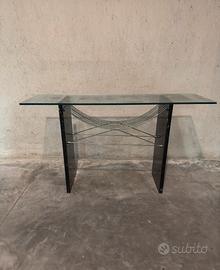 Consolle Design Postmoderno anni '80- Marmo Nero