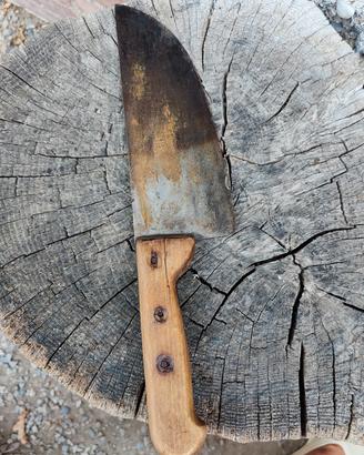 Vecchio coltello macellaio 