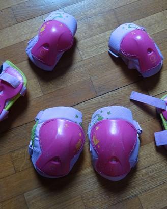 Set protezioni roller/pattini/skateboard
