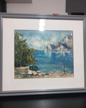 Quadro germano alberti lago di garda