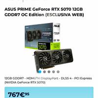 Scheda video ASUS PRIME GeForce RTX 5070 OC (LDLC)