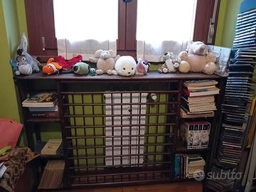 Copricalorifero in bambù e rafia