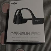 Shokz OpenRun Pro Black nuove, sigillate.