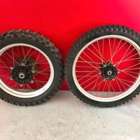 COPPIA CERCHI KTM MX 250 1987 1988 GS 1989