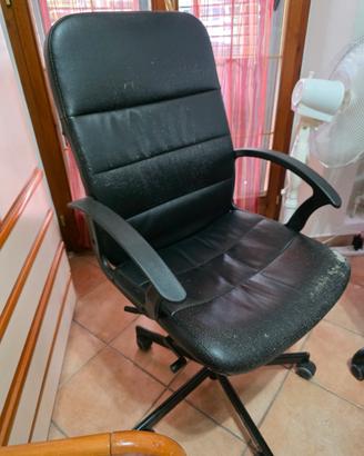 sedia da ufficio con ruote