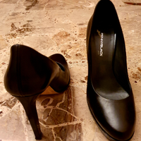 SALDO: Décolleté Neri-Pennyblack Pelle