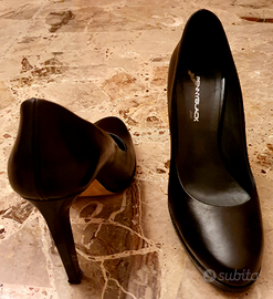 SALDO: Décolleté Neri-Pennyblack Pelle