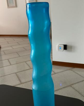 Vaso azzurro cilindro