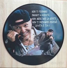 Vinile 33 giri da parete omaggio a Vasco Rossi 