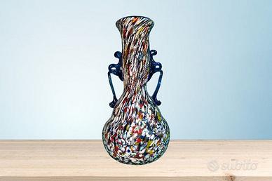 Vaso in vetro di Murano firmato A. Pesavento