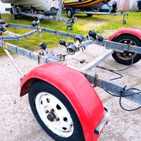 Carrello porta gommone / barca appena revisionato