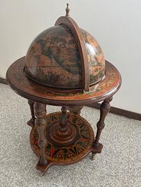 Mappamondo bar porta bottiglie