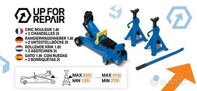 kit cric auto + 2 Cavaletti