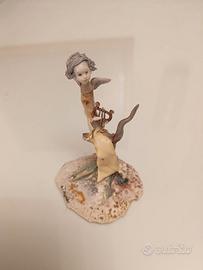 Angioletto suonatore ceramica "A. Colombo"