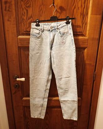 Jeans donna blu Bershka