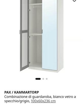 Armadio PAX IKEA - Ante SPECCHIO - Smontato