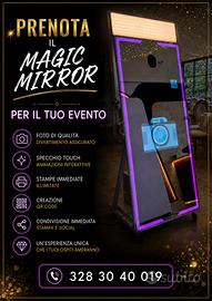 Foto booth/magic mirror effetti per feste ed eve