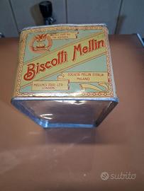 Scatole in latta Mellin.