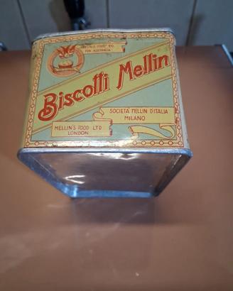 Scatole in latta Mellin.