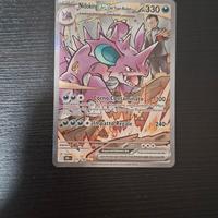 Carta Pokemon Nidoking EX Team Rocket ita rivali p