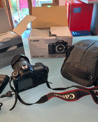 Canon EOS 40D + Tamron 18-270 VC + borsa