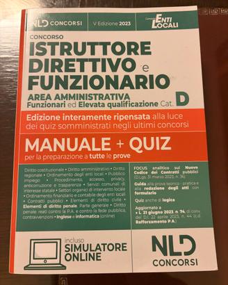 Manuali per Istruttore Direttivo e Funzionario