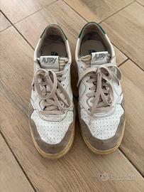 Scarpe Autry bianche e verdi