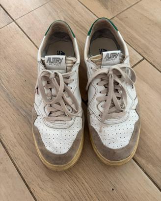 Scarpe Autry bianche e verdi