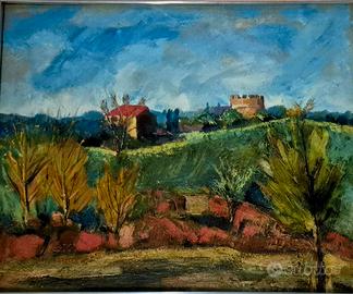 quadro ad olio del pittore Paradisi