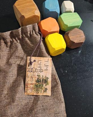 Tumi Ishi - Pietre Zen artigianali in legno NUOVE