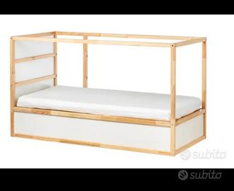 letto soppalco bimbi Ikea in legno