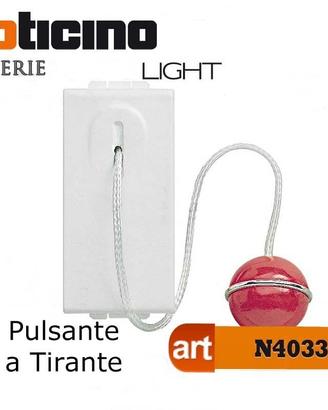 Bticino Light N4033 pulsante a tirante bagno