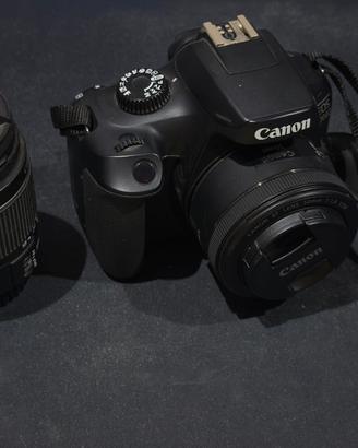 Canon EOS 4000D + EF 50mm STM + 18-55mm