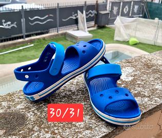 Crocs 30/31 C13 blu sandali
