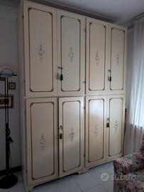 Armadio camera da letto decorato stile classico
