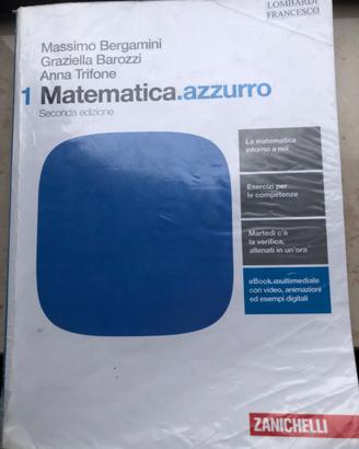 Matematica.azzurro vol.1 ISBN 97888-08237347
