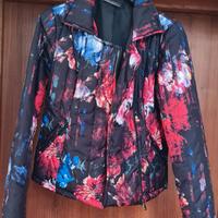 Giubbotto corto GAUDI' nero floreale