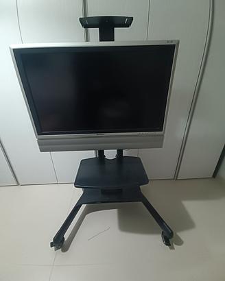 Porta televisione con televisione SHARP 