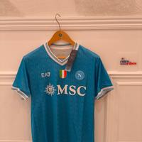 EA7 maglia calcio Napoli home 2025/2026 taglia L